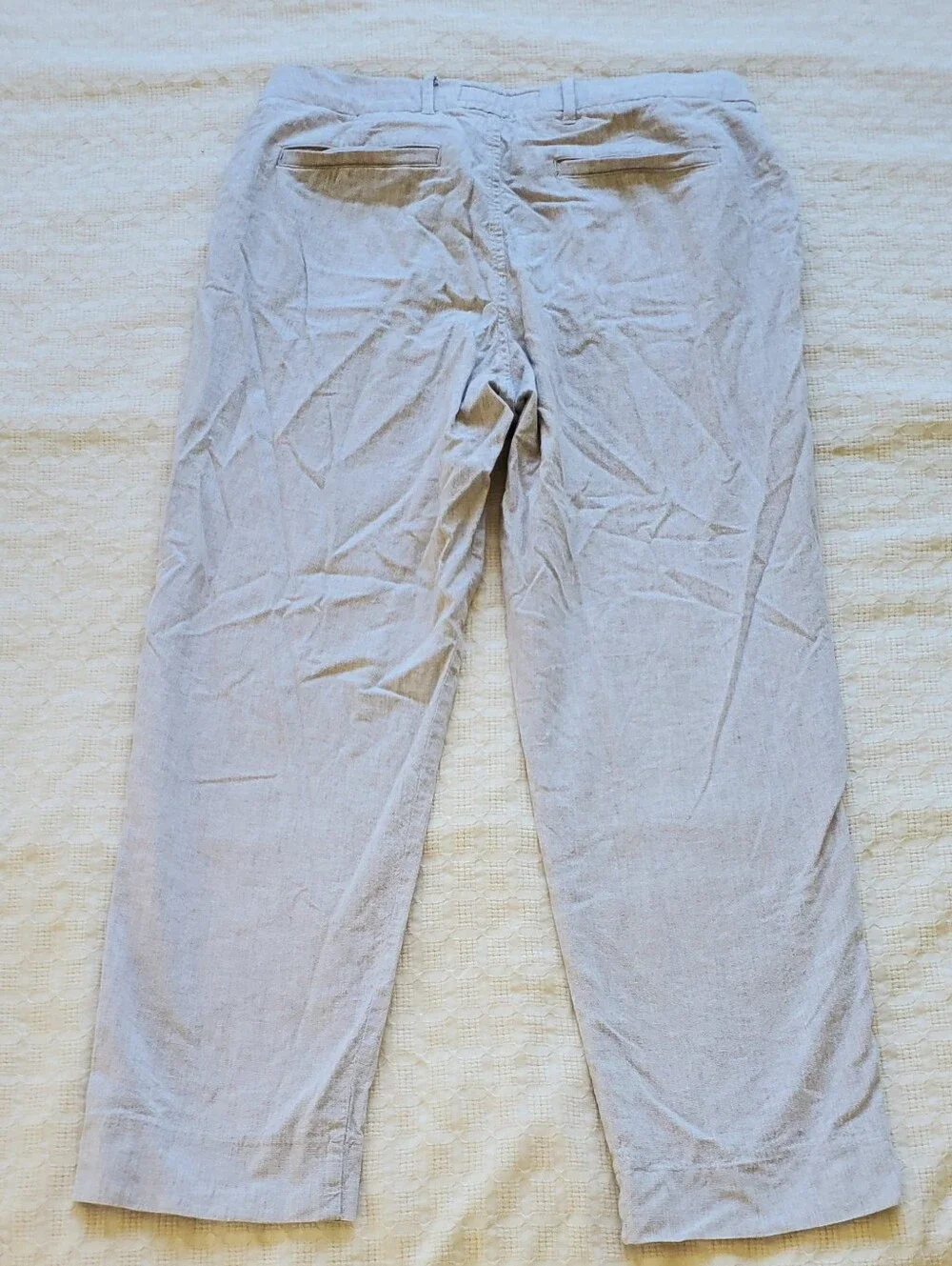 Abercrombie & Fitch Loose Linen Blend Pants